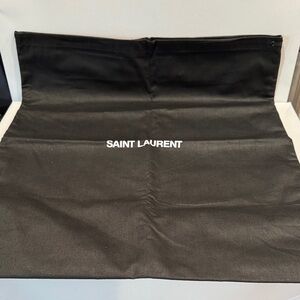 Saint Laurent Heavy material Classic Black drawstring Dust Bag